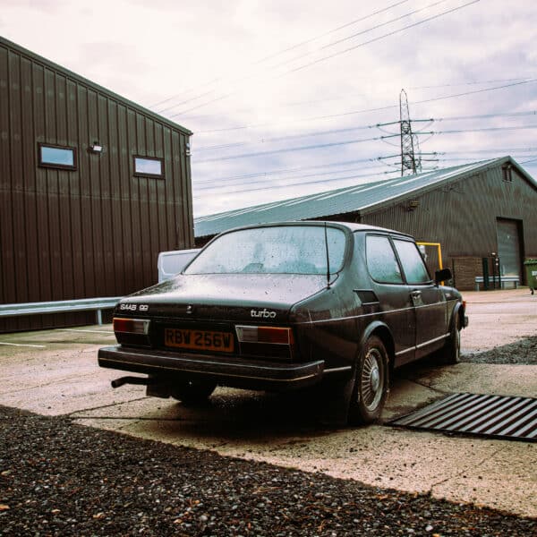 1981 Saab 99 Turbo Arrival Photoshoot 14