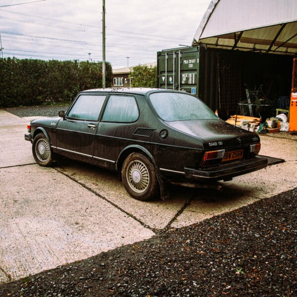 1981 Saab 99 Turbo Arrival Photoshoot 18