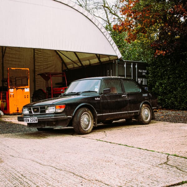 1981 Saab 99 Turbo Arrival Photoshoot 2