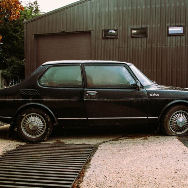 1981 Saab 99 Turbo Arrival Photoshoot 9