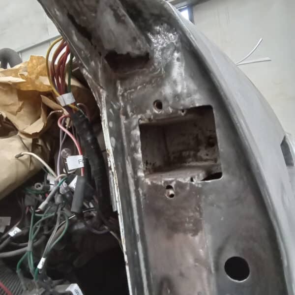 211025 1970 Aston Martin DBS A Pillar Rust 2