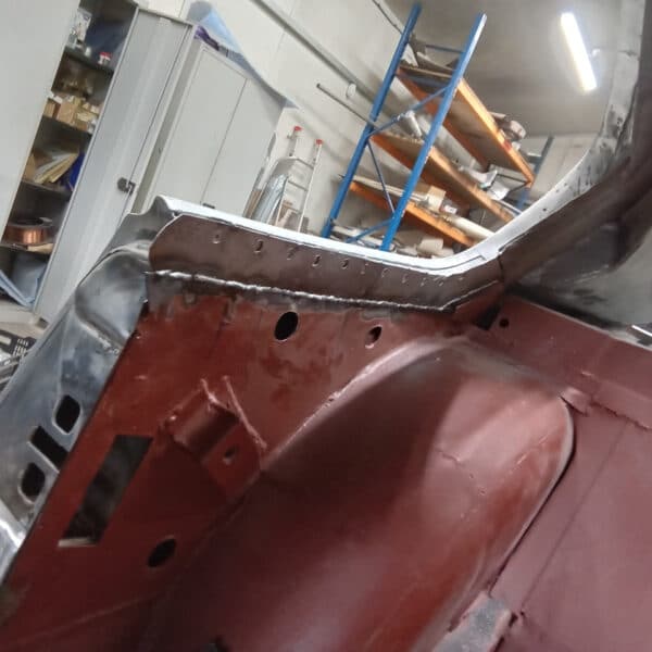 211025 1970 Aston Martin DBS Window Pillar Repair 2