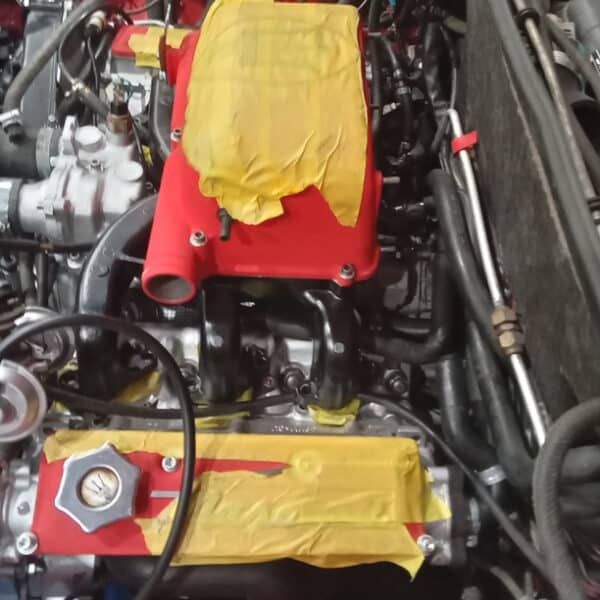 211025 1987 Maserati BiTurbo Engine Bay Refit 13