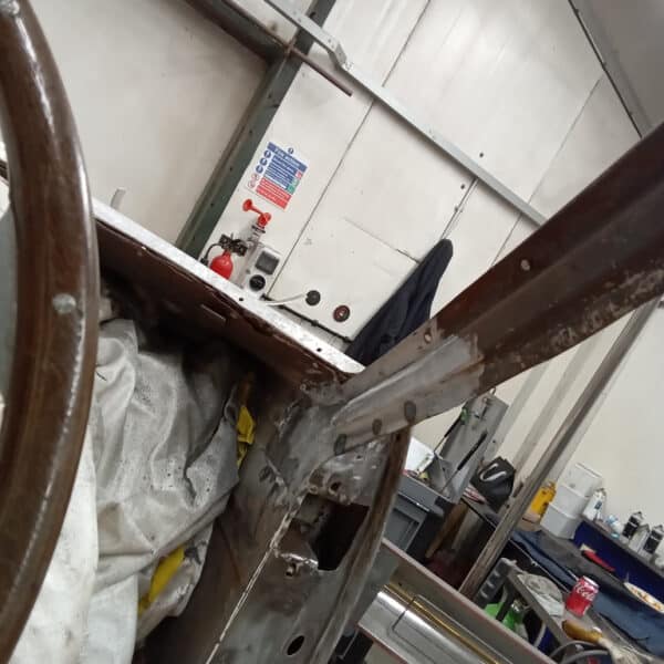 221025 1970 Aston Martin DBS A Pillar Repairs 3