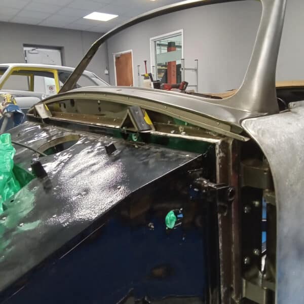 231025 1955 Aston Martin DB2 Drophead Coupe Bulkhead Trims 12