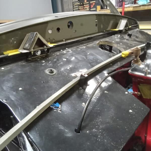 231025 1955 Aston Martin DB2 Drophead Coupe Bulkhead Trims