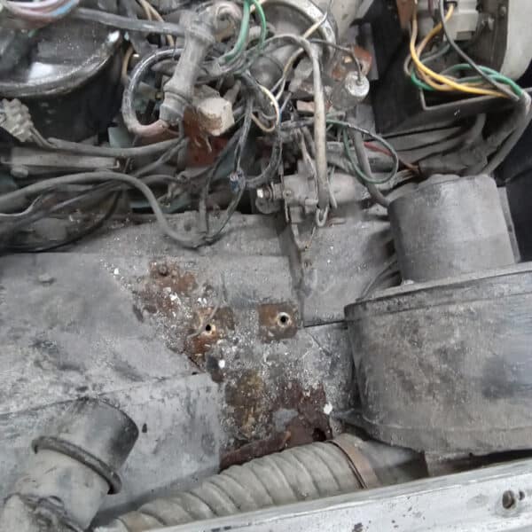 231025 1970 Aston Martin DBS Rust Under Blower Motor 3
