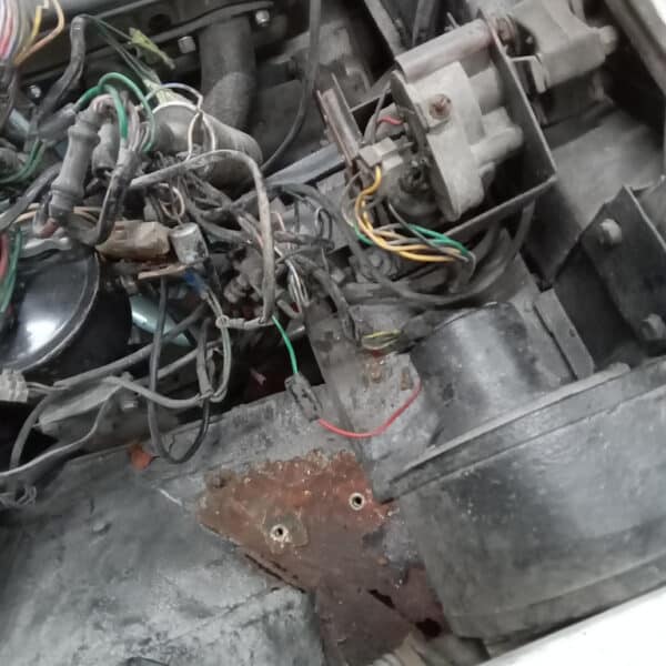 231025 1970 Aston Martin DBS Rust Under Blower Motor 5