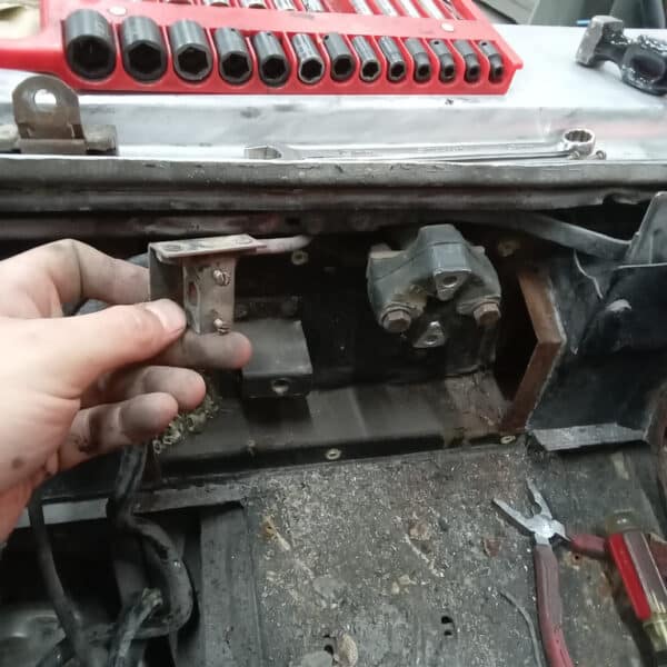 231025 1970 Aston Martin DBS Rust Under Blower Motor 8