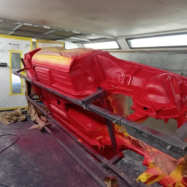 231025 1978 Mercedes 350SL Body Coloured Raptor Guard 2