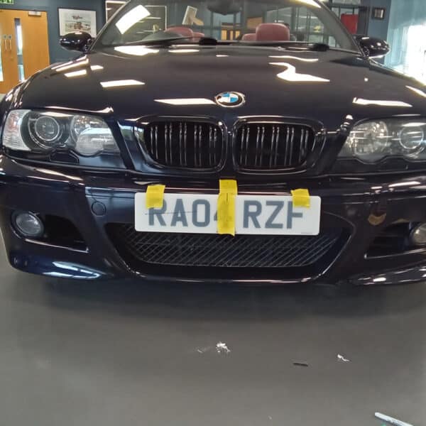 231025 2004 BMW M3 Number Plate Change 2