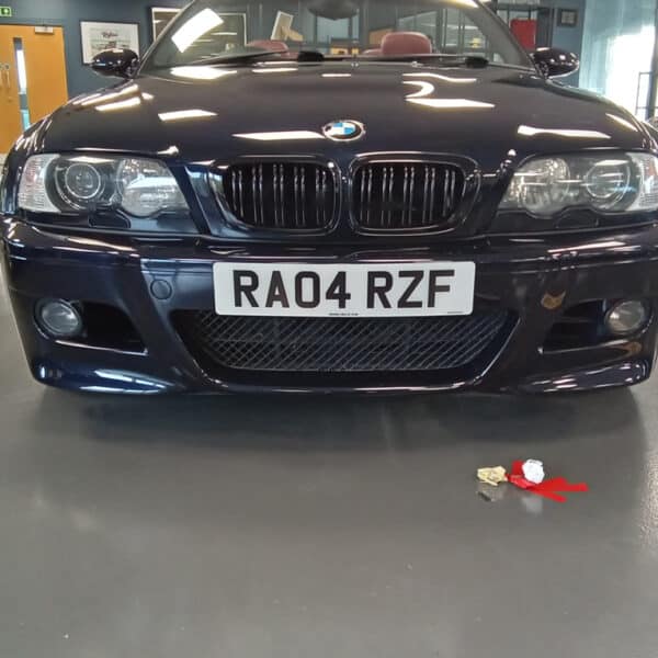 231025 2004 BMW M3 Number Plate Change 3