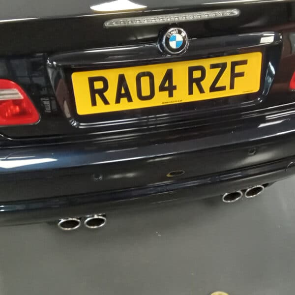 231025 2004 BMW M3 Number Plate Change 9