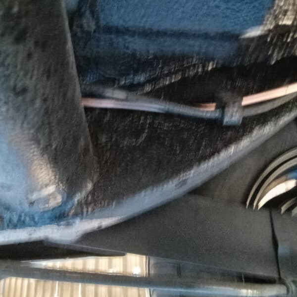 251025 1969 Audi 70L Rear Brakes Fuel Lines Exhaust Heat Shield 10