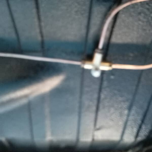 251025 1969 Audi 70L Rear Brakes Fuel Lines Exhaust Heat Shield 6