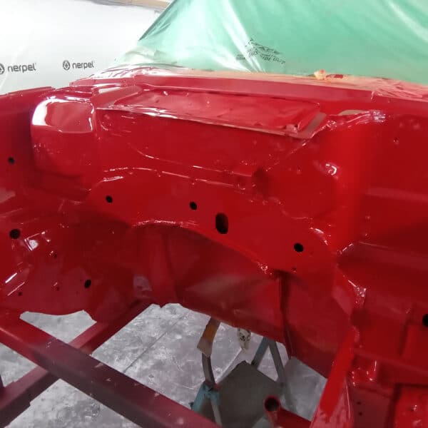 281025 1978 Mercedes 350SL Engine Bay Painted 3