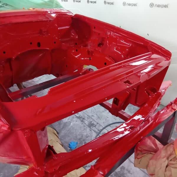 281025 1978 Mercedes 350SL Engine Bay Painted 5