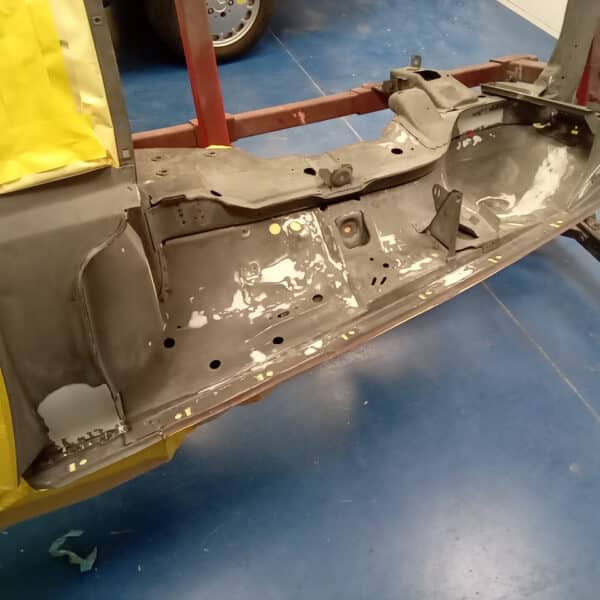 281025 1978 Mercedes 350SL Engine Bay Sealed and Primed 2