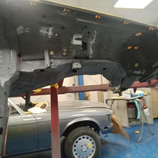 281025 1978 Mercedes 350SL Engine Bay Sealed and Primed 3