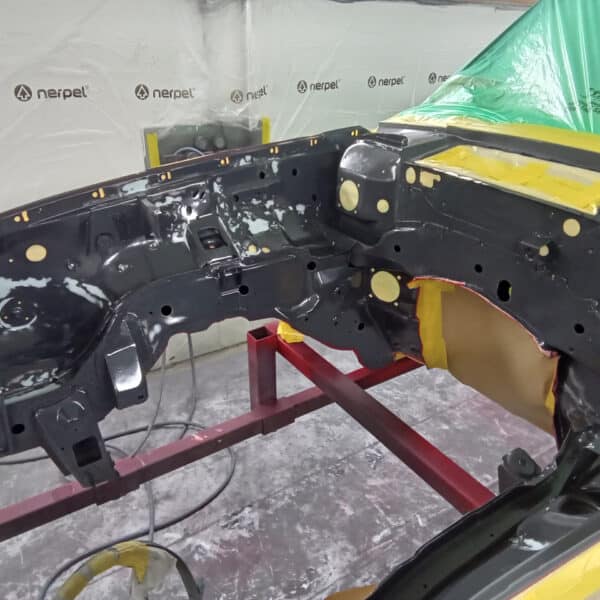 281025 1978 Mercedes 350SL Engine Bay Sealed and Primed 5