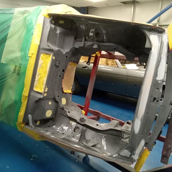 281025 1978 Mercedes 350SL Engine Bay Sealed and Primed