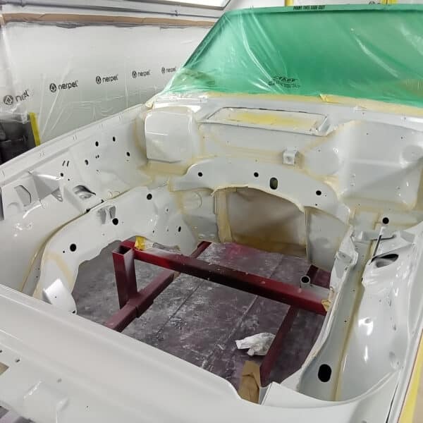 281025 1978 Mercedes 350SL Engine Bay Sealed and Primed 8