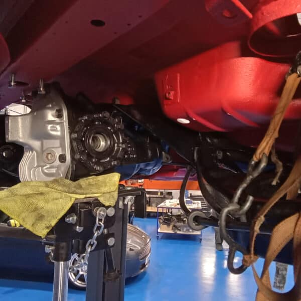 291025 1978 Mercedes 350SL Subframe Fit Up 4