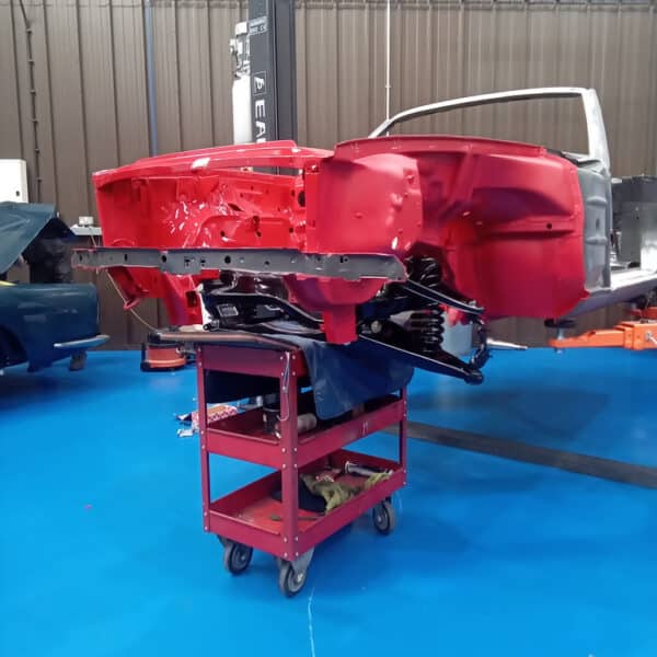 291025 1978 Mercedes 350SL Subframe Fit Up 6