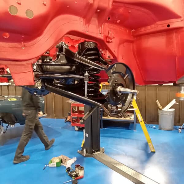 291025 1978 Mercedes 350SL Subframe Fit Up