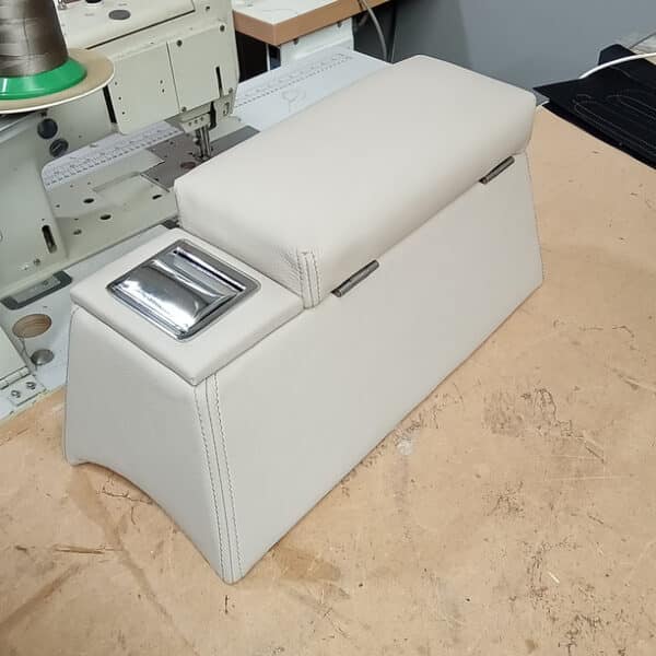 300925 1960 Jensen 541R Arm Rest Recovered 3