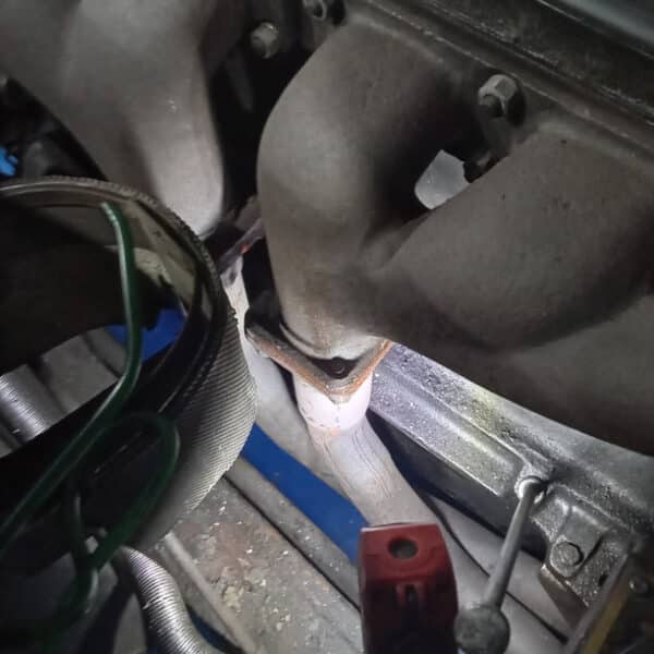 301025 1955 Jaguar XK140 Exhaust Repair 3