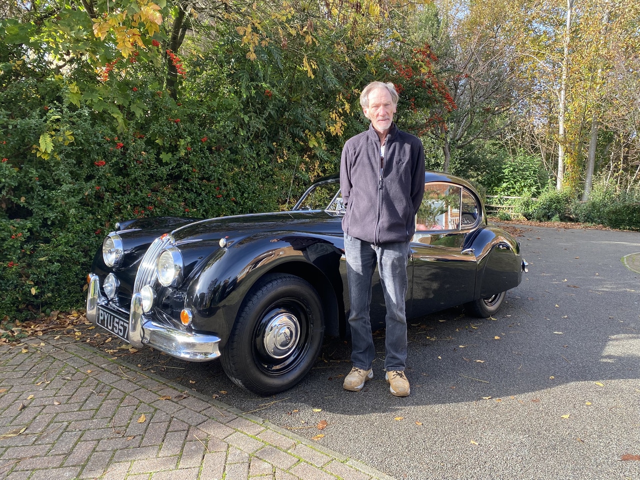 301025 1955 Jaguar XK140 Winner