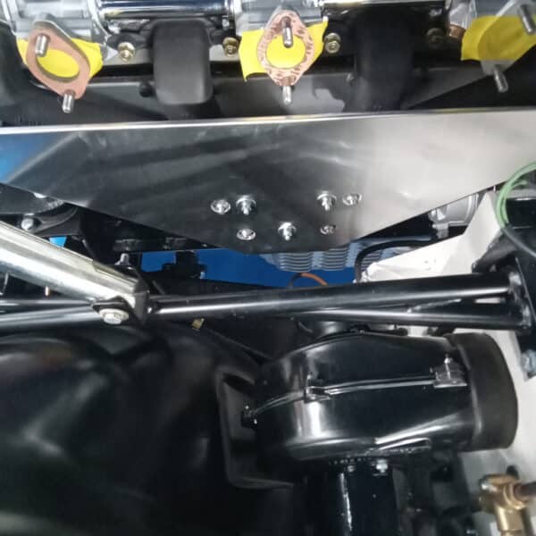 111125 1960 Jensen 541R Carbs and Heatshield 4