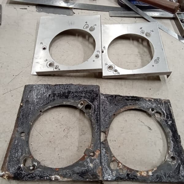 111125 1970 Aston Martin DBS Head Light Mounts and Supports 3