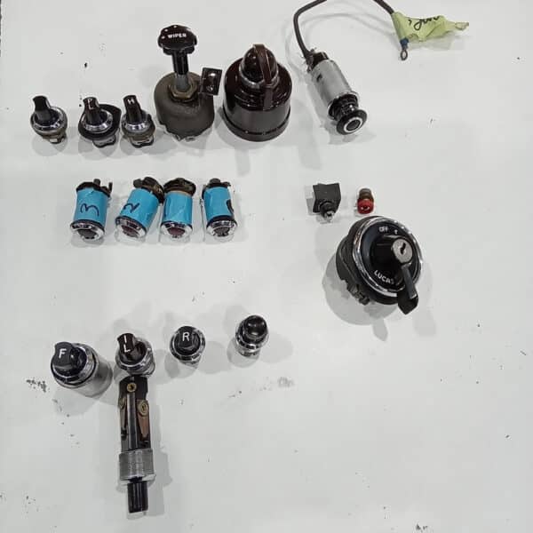 121125 1953 Aston Martin DB2 Dash Parts Cleaned