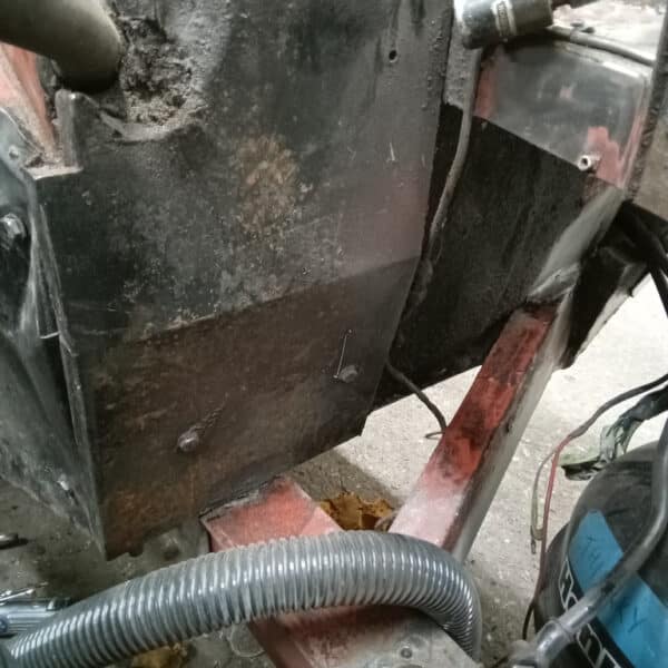 121125 1970 Aston Martin DBS Firewall Insulation 2