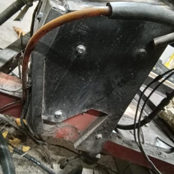 121125 1970 Aston Martin DBS Firewall Insulation 3