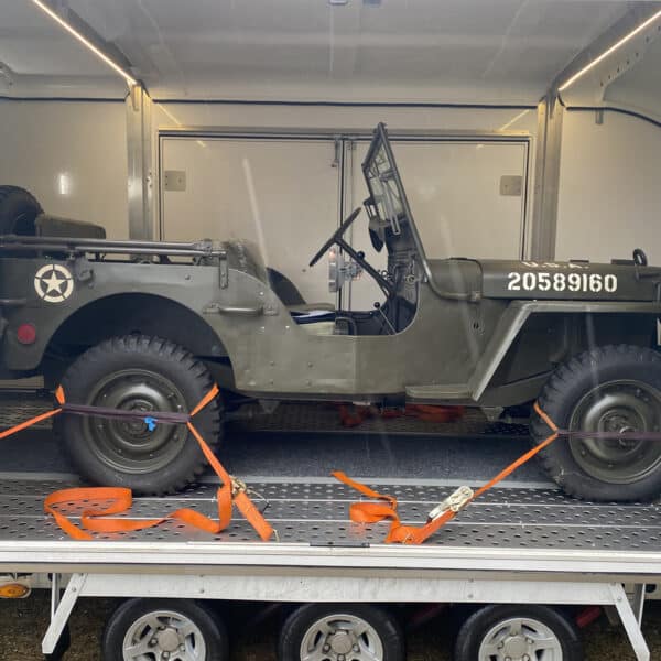 141125 1944 Willys Jeep Transport and arrival