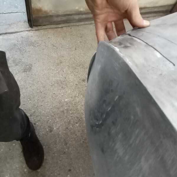 141125 1970 Aston Martin DBS Front End Cut for Grille Fitment 3