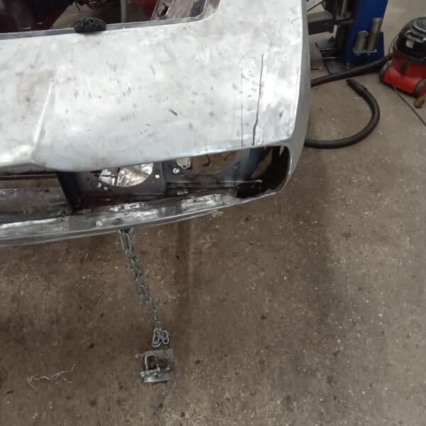 141125 1970 Aston Martin DBS Front End Cut for Grille Fitment