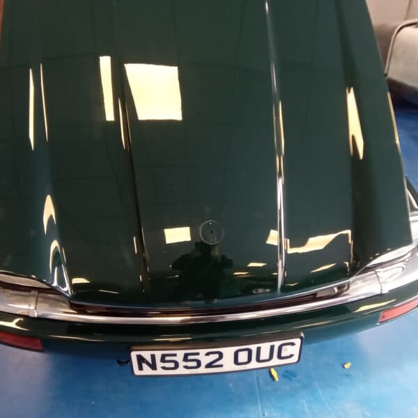 171125 1995 Jaguar XJS Convertible Paint Repair on Bonnet and Wing 8