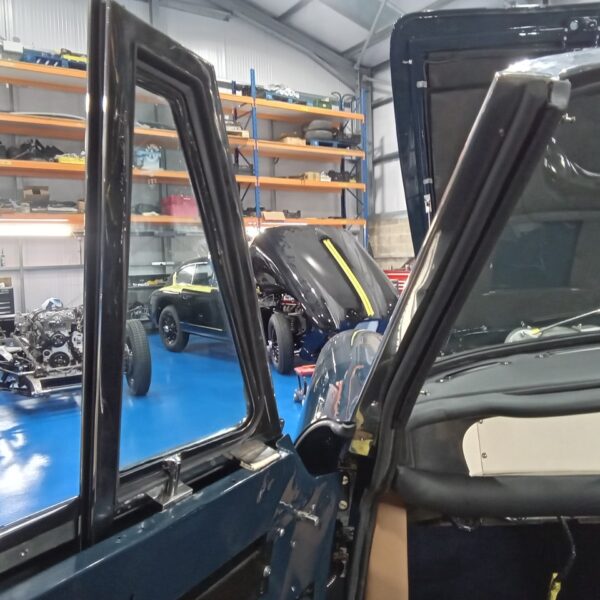 201125 1969 Aston Martin DB6 Volante Doors and Chromework Installed 15