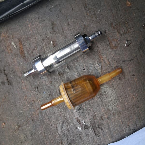 211125 1944 Ford GPW Fuel Filter and New Fuel