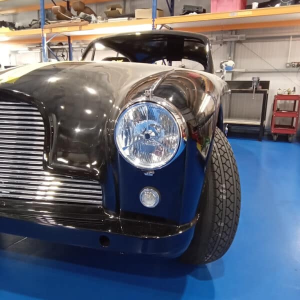 211125 1953 Aston Martin DB2 Headlights and Indicators Assembled and Fit