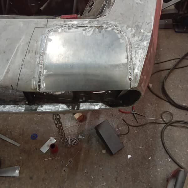 211125 1970 Aston Martin DBS NSF Valance Repairs 9