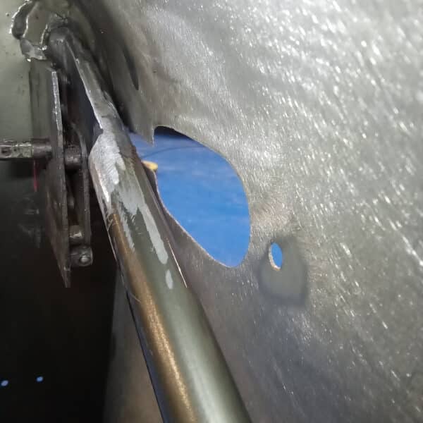 261125 1955 Aston Martin DB24 Drophead Passenger Door adjustment and modifications 4