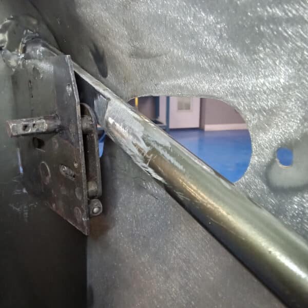 261125 1955 Aston Martin DB24 Drophead Passenger Door adjustment and modifications 5