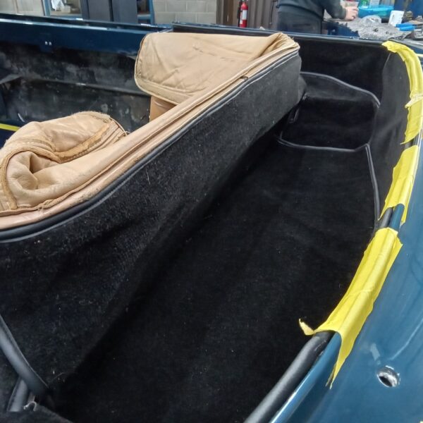 261125 1969 Aston Martin DB6 Volante Hood Frames and Carpets 13