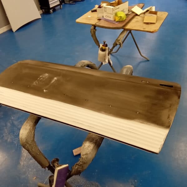 261125 1978 Mercedes 350SL panels ready for final primer 10