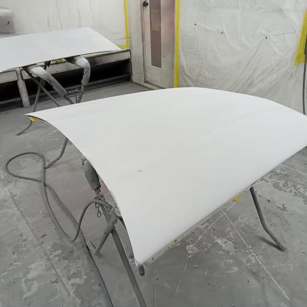 261125 1978 Mercedes 350SL panels ready for final primer 2